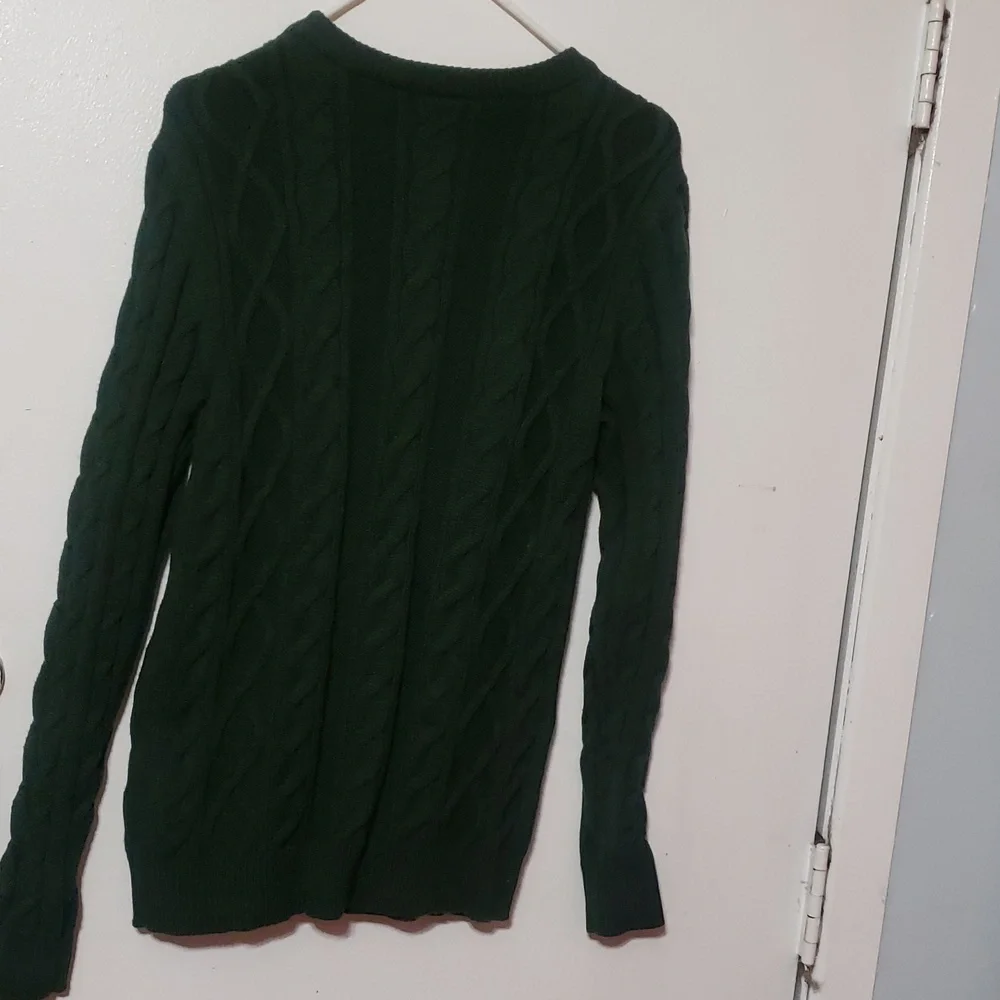 DISNEY Pixar Toy Story Alien Cable Knit Sweater L - Picture 2 of 4